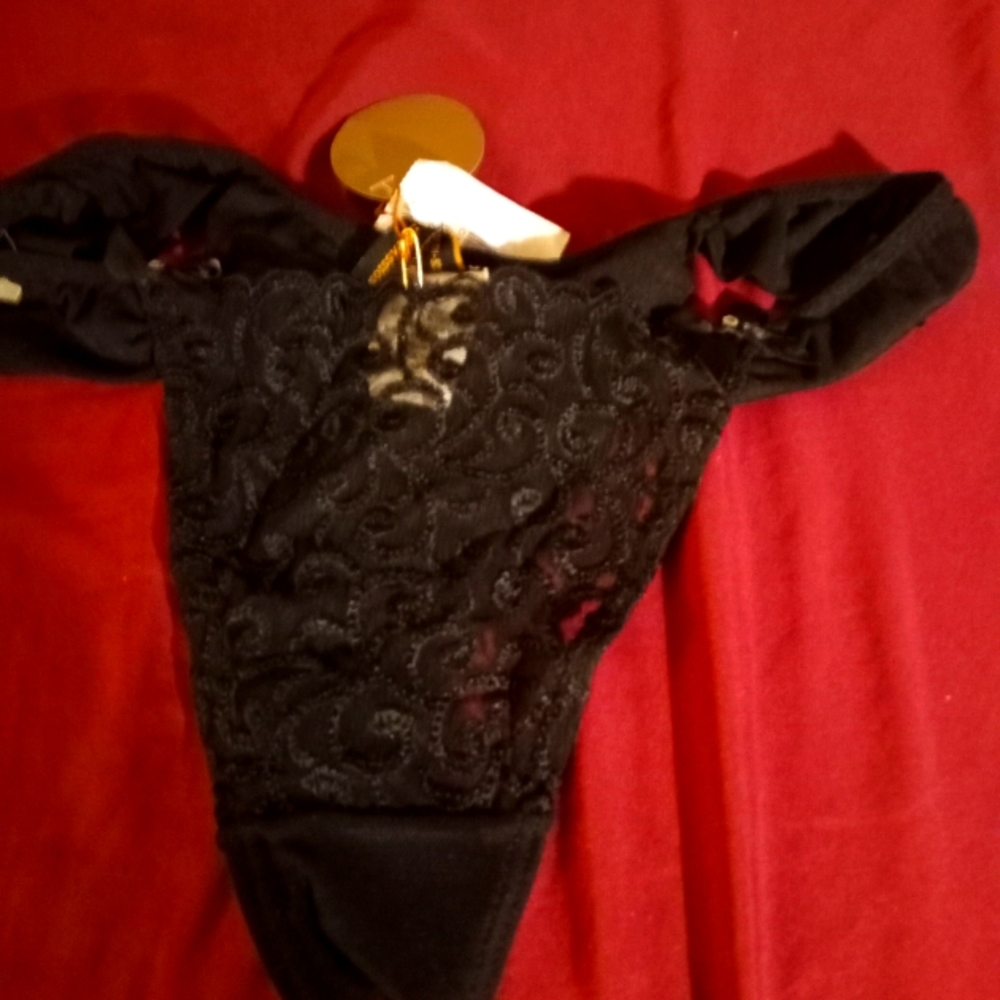 Fruit dela passion black large panties lace